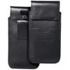 Dėklas OEM odinis universalus slankiklis su atvartu - ROYAL / juodas - 2XL dydis - IPHONE 6 PLUS / SAMSUNG A52 / XIAOMI REDMI NOTE 10