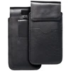 Dėklas OEM odinis universalus slankiklis su atvartu - ROYAL / juoda - Dydis 2XL + platus - SAMSUNG A12 / NOTE 9 / XIAOMI REDMI NOTE 10 PRO