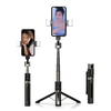 Oem Topt Asmenukių lazda – su atjungiamu bluetooth nuotoliniu valdymu, tripod and 2 LED lights – P96D-2 juodos spalvos