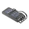 TelForceone "Setty" saulės energijos bankas SLR-100 10000 mAh, juodas