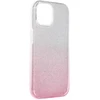 OEM dėklas, skirtas iPhone 15, blizgantis, skaidrus, rožinis