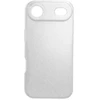 OEM dėklas, skirtas iPhone 17 AIR, blizgus sidabrinis