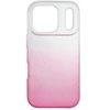 OEM dėklas, skirtas iPhone 17 Pro / 18 Pro (žemas kameros kraštas), blizgus, skaidrus, rožinis