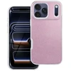 OEM dėklas, skirtas iPhone 17 Pro Max / 18 Pro Max (žemas kameros kraštas), spindinčios rožinės spalvos