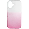 OEM dėklas, skirtas iPhone 17, blizgantis, skaidrus, rožinis
