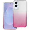 Forcell Oem SHINING Dėklas skirtas Samsung Galaxy S25 Edge skaidrus rožinės spalvos