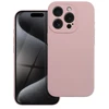 OEM dėklas, skirtas iPhone 15 PRO silikoniniam 2 mm dėklui (apsaugai nuo kameros), rausvos spalvos