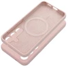 Oem Silikoninis dėklas 2mm skirtas Samsung Galaxy S25 Edge suderinamas su MagSafe rožinės spalvos