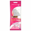 BIC Vienkartiniai moteriški skustuvai TWIN LADY (5 vnt.)