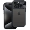 Dėklas Oem Case for iPhone 15 PLUS Slider juodas