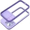 Dėklas Oem Case for iPhone 15 PRO MAX Slider violetinė