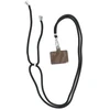 Dėklas OEM SWING (6 mm) telefono virvelė, reguliuojamo ilgio telefono pakabukas / laido ilgis 165 cm (maks. 82,5 cm kilpoje) / ant peties arba kaklo - juodas