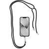 Dėklas OEM SWING (6 mm) telefono virvelė, reguliuojamo ilgio telefono pakabukas / laido ilgis 165 cm (maks. 82,5 cm kilpoje) / ant peties arba kaklo - juodas