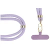 OEM SWING (8mm) telefono virvelė, reguliuojamo ilgio telefono pakabukas / laido ilgis 165cm (maks. 82,5cm kilpoje) / ant peties arba kaklo - violetinė