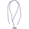 OEM SWING (8mm) telefono virvelė, reguliuojamo ilgio telefono pakabukas / laido ilgis 165cm (maks. 82,5cm kilpoje) / ant peties arba kaklo - violetinė