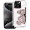 OEM dėklas, skirtas iPhone 16 PRO MAX, meškiuko formos, rožinis