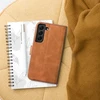 Forcell Oem TENDER Book Dėklas skirtas Samsung Galaxy A12 / M12 rudos spalvos