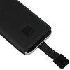 Oem WONDER Deko Pouch dėklas (Size M) skirtas Apple iPhone 5/Nokia 215 4G/225/5310 2020 juodos spalvos