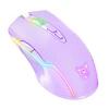 ONIKUMA RGB su laidu žaidimų pelė CW905 violetinė