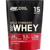 Optimum Nutrition Gold Standard 100% Whey išrūgų baltymai - Skanios braškės 450 g