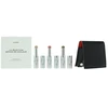 Oranžinis Byredo rinkinys: Colour Stick daugiafunkcis akių šešėlių pieštukas 509 Solar Flare 3,5 g + Colour Stick daugiafunkcis akių šešėlių pieštukas 509 Kumato Face 3,5 g + Colour Stick daugiafunkcis akių šešėlių pieštukas 509 Flower Play 3,5 g + Byredo GWP odinė rankinė