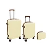 Kelioninis ORDINETT 3 dalių komoda 60L (42x25x64cm) + 43L (36x23x56cm) + 15L (24x17x33cm) balta