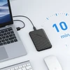 Kietasis diskas Orico 25PW1C-C3 2.5" HDD/SSD USB-C 3.1 6Gb/s Disk Drive – juodos spalvos