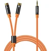 Orico AXRF audio cable mini jack 3.5 mm to 2x RCA female 3 m - oranžinis
