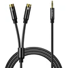 Orico AXRF audio cable mini jack 3.5 mm to 2x RCA female 5 m - juodas