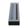 Orico BT2U3-13AB Hub 13x USB-A 3.0 with switches – pilka