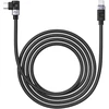Orico C2CWT USB-C į USB-C PD kampinis kabelis 100W 20Gbps 4K 60Hz 2m - Juodas