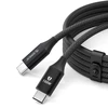 Orico CDX 100W 5A Power Delivery USB-C – USB-C kabelis 1m – juodos spalvos