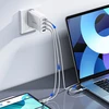 Orico CDX 60W 3A Power Delivery USB-C – USB-C 1m Cable – baltos spalvos