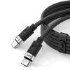 Orico CDX 60W 3A Power Delivery USB-C - USB-C 1m kabelis - juodos spalvos