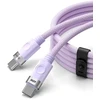Orico CDX duomenų perdavimo ir įkrovimo kabelis | USB-C į USB-C | 60W | 1m | violetinė