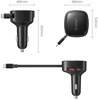 Orico FC-66-1A2C 66W automobilinis įkroviklis su integruotu ištraukiamu USB-C laidu - Juodas