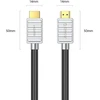 Orico H8CY HDMI 2.1 8K 60 Hz HDMI cable 3 m - juodas