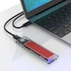 Orico TCM2-C3 M.2 NVME to USB-C 10Gb/s Disk Drive – raudonos spalvos