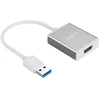 Orico UTH USB-A 3.0 to HDMI adapter - sidabrinis