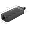 Orico UTK-U3 USB-A 3.0 to RJ45 Gigabit Ethernet 1 Gbps Network Adapteris - Juodas
