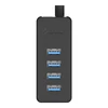 Orico USB 3.0 šakotuvas W5P-U3-100-BK-EP-IP