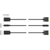 Orico XD-DITV cable DVI 24+1 VGA Full HD adapter 5 m - juodas