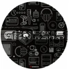 Genesis Protective Floor Mat Tellur 300 Round Gear Floor Mat | Polyester | Multicolor