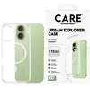 „Panzer Glass CARE by PanzerGlass Flagship Urban Explorer“ dėklas su „Baltas MagSafe“, skirtas „iPhone 17“ – permatomas