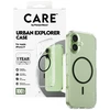 Panzer Glass Dėklas CARE by PanzerGlass Flagship Urban Explorer w. Juodas MagSafe do iPhone 17 permatomas