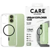 Panzer Glass Dėklas CARE by PanzerGlass Flagship Urban Explorer w. Juodas MagSafe do iPhone 17 permatomas