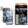 Panzer Glass PanzerGlass Bundle 3in1 Apple iPhone 16 6.1" D3O kietas dėklas + ekrano apsauga UWF+ objektyvas B1291+2861+1283