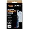 Panzer Glass „CARE by PanzerGlass“ flagmaninis „Privacy 3-in-1“ dėklas + privatumo stiklas + objektyvas, skirtas „iPhone Air“