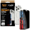 „Panzer Glass CARE by PanzerGlass Flagship Privacy 3in1“ dėklas + privatumo stiklas + lęšis, skirtas „iPhone 17 Pro Max“.