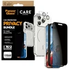 Panzer Glass „CARE by PanzerGlass“ flagmaninis „Privacy 3-in-1“ dėklas + privatumo stiklas + objektyvas, skirtas „iPhone 17 Pro“